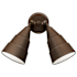 Kichler 2 Light 12" Outdoor Wall Light Architectural Bronze