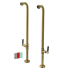 Kingston Brass Concord 27-3/4" Freestanding Tub Supply Line Brushed Brass