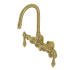 Kingston Brass Vintage Wall Mounted Tub Filler Brushed Brass
