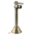 Kingston Brass Vintage 1/2" Sweat x 3/8" OD Comp Angle Shut Off Valve with 5" Extension Antique Brass