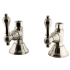 Kingston Brass Trimscape Straight Stop Shut Off Valve Brushed Nickel