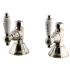 Kingston Brass Trimscape Straight Stop Shut Off Valve Brushed Nickel