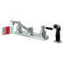 Kingston Brass Kaiser 1.8 GPM Standard Kitchen Faucet - Includes Side Spray Polished Chrome