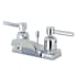 Kingston Brass Concord 1.2 GPM Centerset Bathroom Faucet with Pop-Up Drain Assembly Polished Chrome