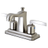 Kingston Brass Centurion 1.2 GPM Centerset Bathroom Faucet with Pop-Up Drain Assembly Brushed Nickel