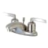 Kingston Brass Centurion 1.2 GPM Centerset Bathroom Faucet with Pop-Up Drain Assembly Brushed Nickel