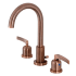 Kingston Brass Centurion 1.2 GPM Widespread Bathroom Faucet with Pop-Up Drain Assembly Antique Copper
