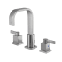 Kingston Brass Meridian 1.2 GPM Widespread Bathroom Faucet with Pop-Up Drain Assembly Brushed Nickel