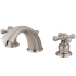 Kingston Brass Victorian 1.2 GPM Widespread Bathroom Faucet with Pop-Up Drain Assembly Brushed Nickel