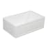 Kingston Brass Arcticstone 30" Farmhouse Single Basin Stone Composite Kitchen Sink with Basket Strainer Matte White