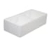 Kingston Brass Arcticstone 36" Farmhouse Double Basin Stone Composite Kitchen Sink with Basket Strainers Matte White