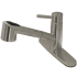 Kingston Brass Wilshire 1.8 GPM Single Hole Pull Out Kitchen Faucet Brushed Nickel