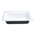 Kingston Brass Towne 33" Undermount Single Basin Cast Iron Kitchen Sink White