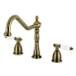 Kingston Brass Bel-Air 1.8 GPM Widespread Kitchen Faucet Antique Brass