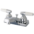 Kingston Brass 1.2 GPM Centerset Bathroom Faucet with Pop-Up Drain Assembly Polished Chrome