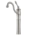 Kingston Brass Victorian 1.2 GPM Vessel Single Hole Bathroom Faucet Brushed Nickel
