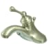 Kingston Brass Vintage 1.2 GPM Centerset Bathroom Faucet with Pop-Up Drain Assembly Brushed Nickel