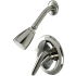 Kingston Brass Shower Only Trim Package with 1.8 GPM Single Function Shower Head Brushed Nickel