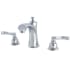 Kingston Brass Royale 1.2 GPM Widespread Bathroom Faucet with Pop-Up Drain Assembly Polished Chrome
