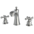 Kingston Brass Victorian 1.2 GPM Widespread Bathroom Faucet with Pop-Up Drain Assembly Brushed Nickel