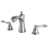 Kingston Brass NuWave French 1.2 GPM Widespread Bathroom Faucet with Pop-Up Drain Assembly Brushed Nickel