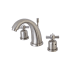 Kingston Brass Millennium 1.2 GPM Widespread Bathroom Faucet with Pop-Up Drain Assembly Brushed Nickel