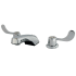 Kingston Brass Vista 1.2 GPM Widespread Bathroom Faucet Polished Chrome