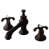 Kingston Brass French Country 1.2 GPM Widespread Bathroom Faucet with Pop-Up Drain Assembly Oil Rubbed Bronze
