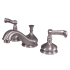 Kingston Brass 1.2 GPM Widespread Bathroom Faucet with Pop-Up Drain Assembly Brushed Nickel