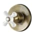 Kingston Brass Single Handle 3 Function Diverter Valve Trim Antique Brass