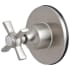 Kingston Brass Single Handle 3 Function Diverter Valve Trim Brushed Nickel