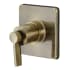 Kingston Brass NuvoFusion Single Handle 3 Function Diverter Valve Trim Antique Brass