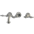 Kingston Brass Vintage 1.2 GPM Wall Mounted Widespread Bathroom Faucet Brushed Nickel