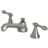 Kingston Brass 1.2 GPM Widespread Bathroom Faucet with Pop-Up Drain Assembly Brushed Nickel