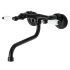 Kingston Brass Kingston 1.2 GPM Wall Mounted Widespread Bathroom Faucet Matte Black