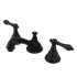 Kingston Brass Royale 1.2 GPM Widespread Bathroom Faucet with Pop-Up Drain Assembly Oil Rubbed Bronze