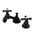 Kingston Brass Royale 1.2 GPM Widespread Bathroom Faucet with Pop-Up Drain Assembly Oil Rubbed Bronze