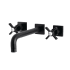 Kingston Brass Millennium Wall Mounted Tub Filler Matte Black