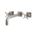 Kingston Brass Essex Wall Mounted Tub Filler Brushed Nickel