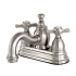 Kingston Brass Essex 1.2 GPM Centerset Bathroom Faucet with Pop-Up Drain Assembly Brushed Nickel