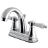Kingston Brass Bel-Air 1.2 GPM Centerset Bathroom Faucet with Pop-Up Drain Assembly Chrome
