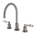Kingston Brass NuWave 1.2 GPM Widespread Bathroom Faucet with Pop-Up Drain Assembly Brushed Nickel