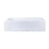Kingston Brass Aqua Eden 60" Three Wall Alcove Cast Iron Soaking Tub with Right Drain and Overflow White