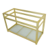Kingston Brass 49" Wide x 30" High Console Stand Brushed Brass