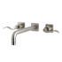 Kingston Brass NuWave Wall Mounted Tub Filler Brushed Nickel