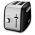 KitchenAid 11-5/16" Inch Wide 2 Slice Countertop Toaster with 5 Settings and Crumb Tray Black / Onyx