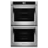 KitchenAid 30 Inch Wide 10 Cu. Ft. Built-In Double Electric Oven with Powered Attachments Stainless Steel