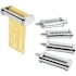 KitchenAid 4 Inch 5 Piece Pasta Deluxe Set for KitchenAid Stand Mixers with Pasta Roller and Capellini Cutter N/A