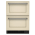 KitchenAid 24 Inch Wide 4.29 Cu. Ft. Energy Star Rated Double Drawer Refrigerator/Freezer with Automatic Ice Maker Panel Ready