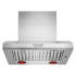 KitchenAid 36 Inch Wide Shell Only Range Hood with Automatic Turn On Stainless Steel